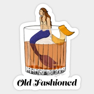 Old Fashioned Mermaid Sticker